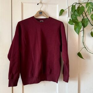 Classic Burgundy Men's Sweater